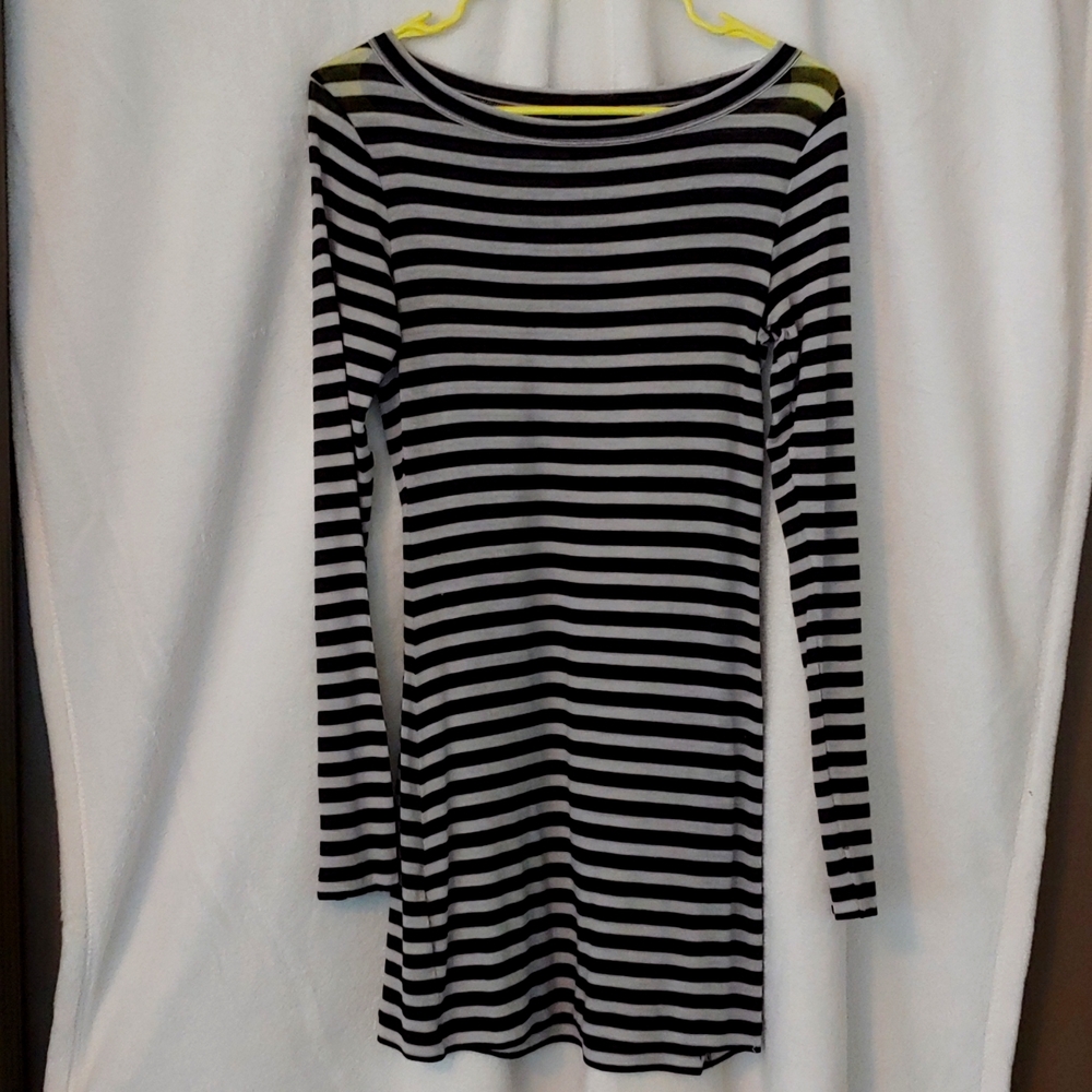 SALE 2 for $9: BCBGMaxAzria Tissue-Weight Stripe Sweater, Small